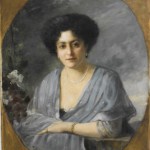 Restoration - Woman in Grey - Original Artist Unknown