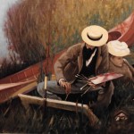 Reproduction of John Singer Sargent's Paul Helleu Sketching with His Wife